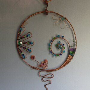 Copper Wire Suncatcher/Wall Hanging